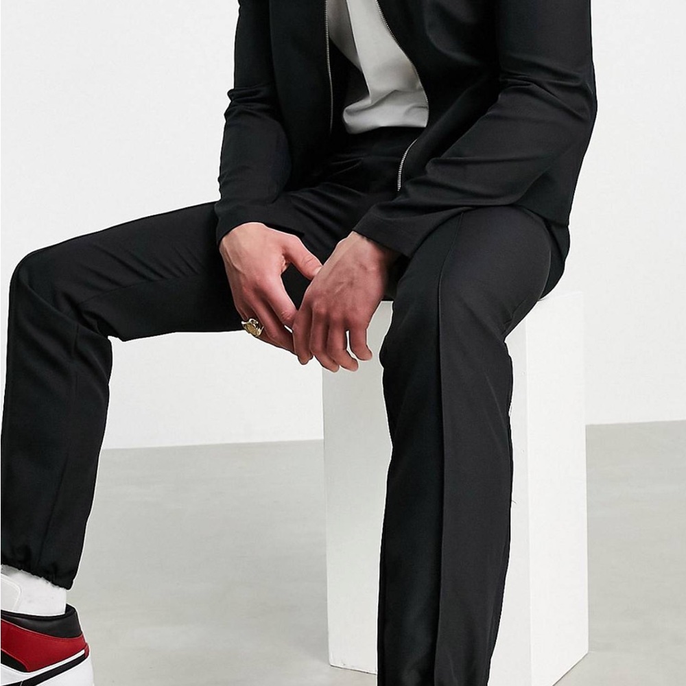NWOT ASOS Black Mens Joggers 28 x30 - Picture 7 of 10